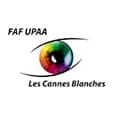 Logo de la Fédération des aveugles et handicapés visuels de France, union provençale des aveugles et amblyopes Les Cannes Blanches