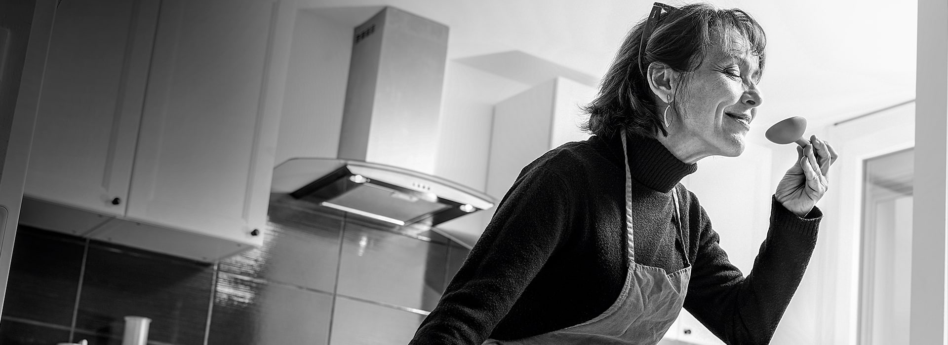 Florence, aveugle, cuisine.