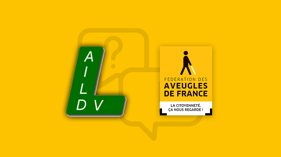 Logo AILDV et Aveugles de France