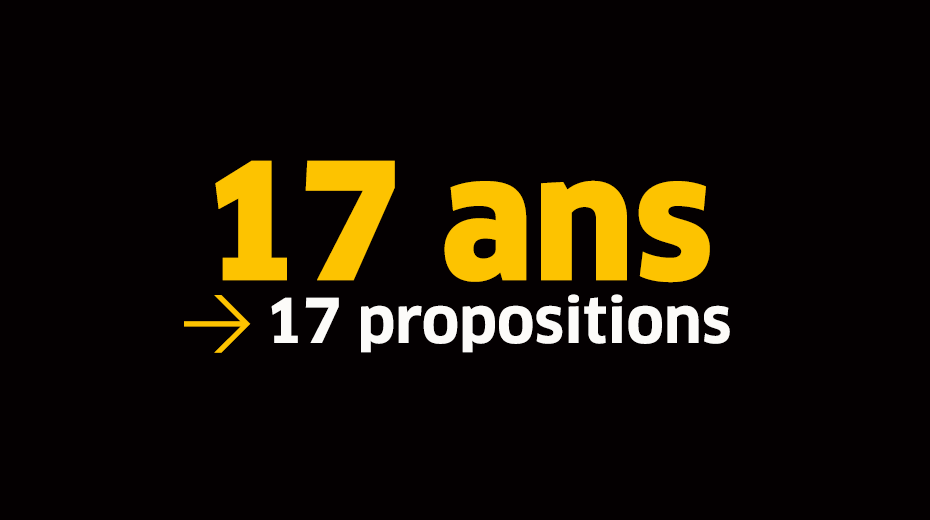17 propositions pour 17 ans depuis la loi du 11 février 2005