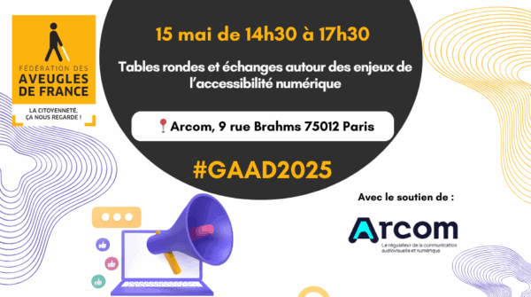 Visuel pour la table ronde de l'Arcom du 15 mai 2025