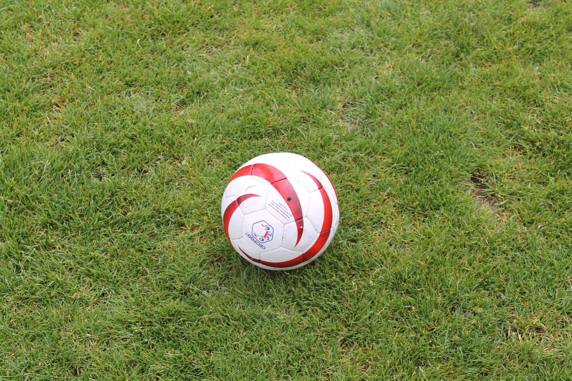 Ballon de cécifoot. Visuellement, il est ressemble à un ballon de football.