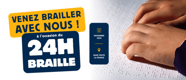 Venez Brailler avec nous à l'occasion des 24h braille.